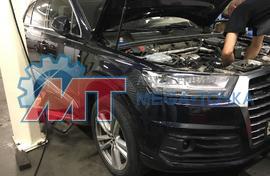 Течь антифриза и замена регулирующего клапана на Audi Q7