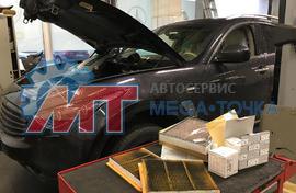 Техническое обслуживание и замена масла в АКПП Infinity FX37S