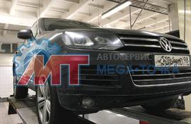 Замена заднего пневмобаллона на Touareg NF