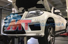 Замена задних пневмобаллонов на Mercedes GL X166