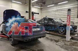 Замена цепи ГРМ методом протяжки на Mercedes CLS двигатель M278