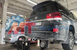 Обслуживание суппортов и замена передних и задних тормозных колодок Land Cruiser 200