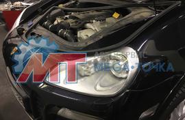 Замена приводных ремней и ремонт пневмоподвески на Porsche Cayenne