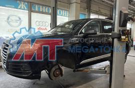 Замена тормозных колодок на Audi Q7