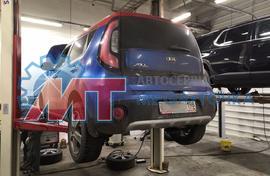 Замена тормозных колодок на KIA Soul