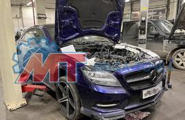 Замена цепи ГРМ методом протяжки на Mercedes CLS двигатель M278