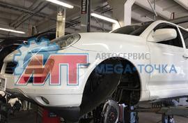Замена сайлентблоков переднего подрамника Porsche Cayenne
