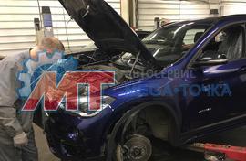 Замена рычагов и техническое обслуживание на BMW X1