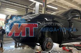 Замена передних тормозных дисков на Porsche Cayenne