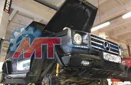 Ремонт подвески и замена пружин на Mercedes Gelandewagen