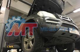 Замена передних пневмобаллонов Mercedes GL X164