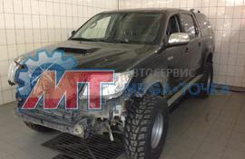 Установка лифт комплекта на Toyota Hilux