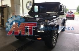 Ремонт подвески и замена пружин на Mercedes Gelandewagen