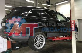 Замена передних ступичных подшипников на Audi Q7
