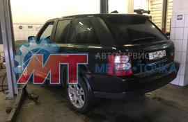 Замена компрессора пневмоподвески на Land-Rover Sport