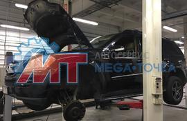 Замена пневмобаллона на Mercedes GL X164