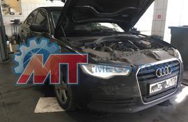 Замена помпы в сборе Audi A6 C7