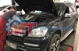 Замена пневмобаллоннов на Mercedes GL X164