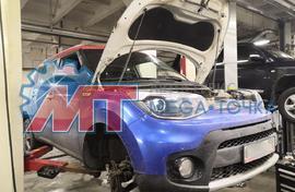 Замена тормозных колодок на KIA Soul