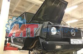 Ремонт редукотра переднего моста Mercedes Gelandewagen