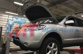 Замена ступичного подшипника Hyundai Santa Fe 